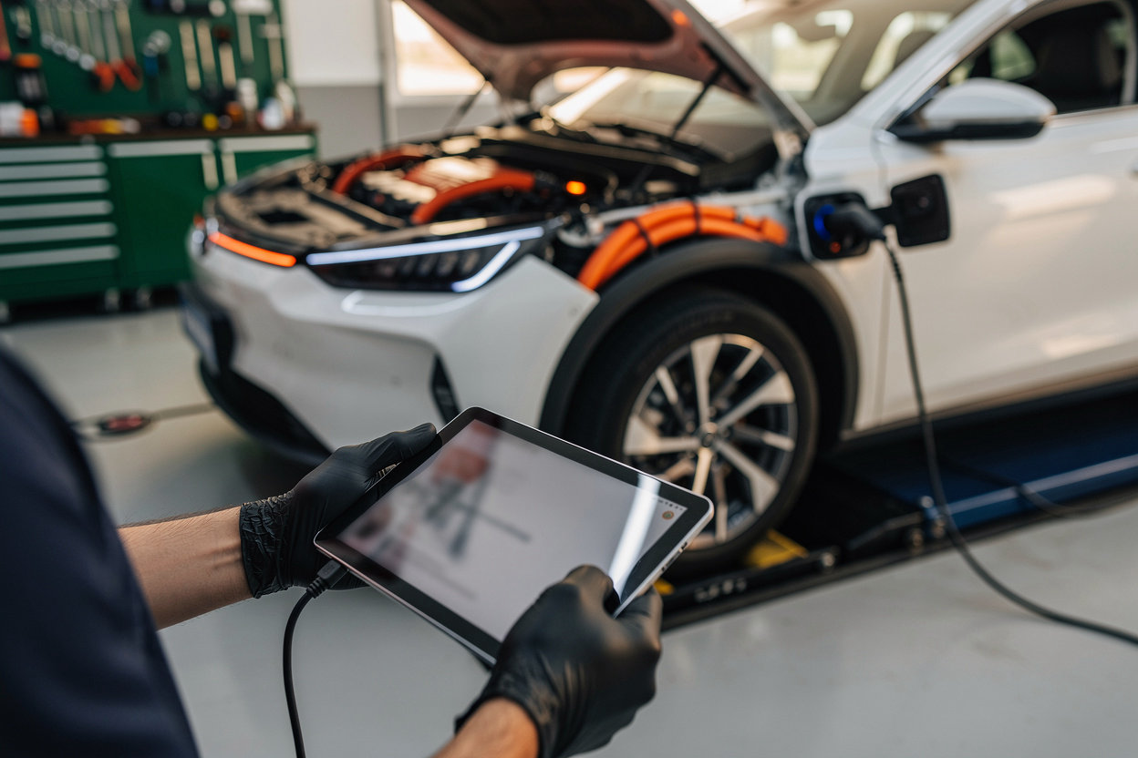 مركز صيانة السيارات الصينية متخصص في صيانة BYD والسيارات الكهربائية بالرياض